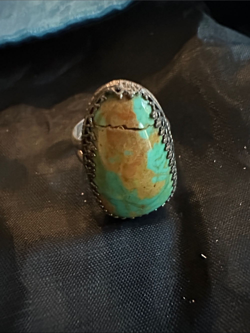 Handmade Sterling Silver & Turquoise Ring